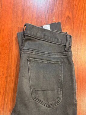 Banana Republic Mens Traveler Slim Fit Charcoal Grey Jeans 32W x 32L Stretch